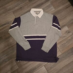 Vintage 90s Maurices Rugby Long Sleeve Polo T Shirt